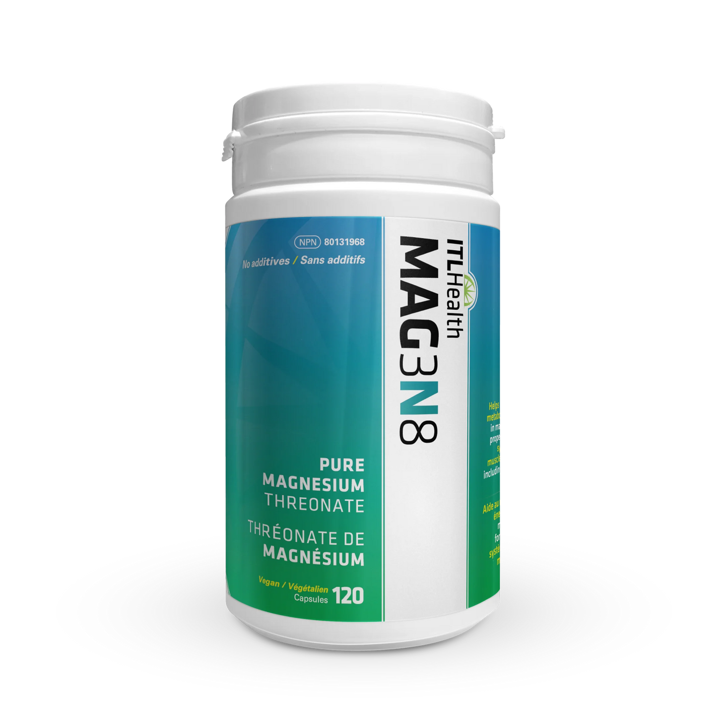 ITL Health   MAG3N8 Magnesium Threonate 120caps