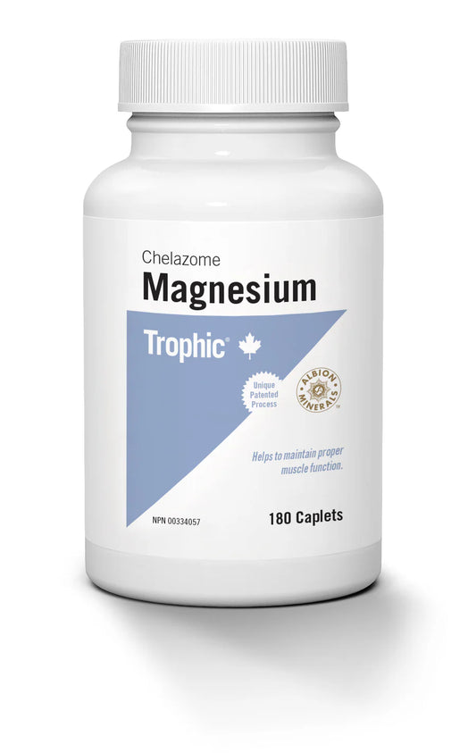 Trophic Magnesium Chelazome  Bisglycinate 180 Caplets *ON BACKORDER*