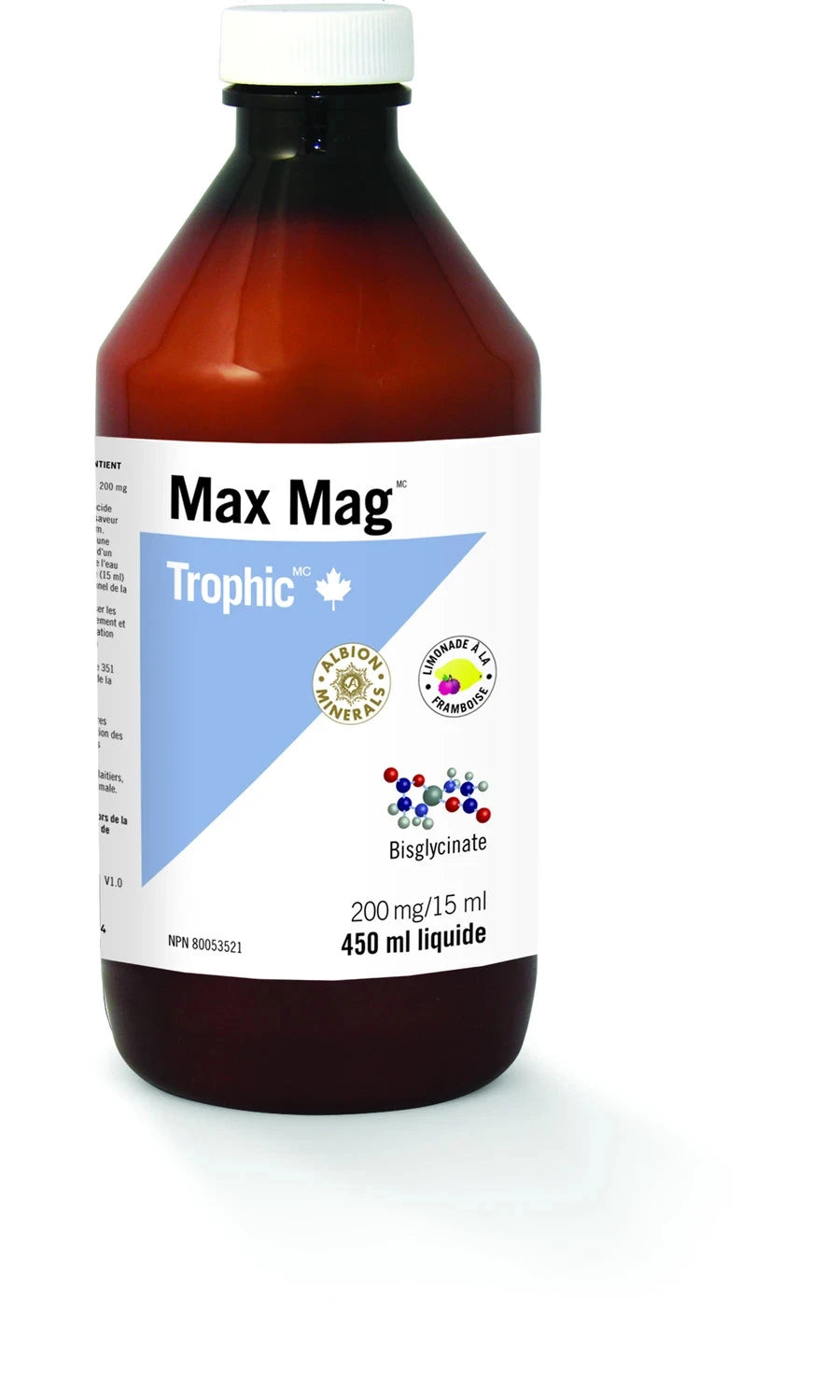 Trophic  Max Mag Liquid - Raspberry Lemonade 450 ml