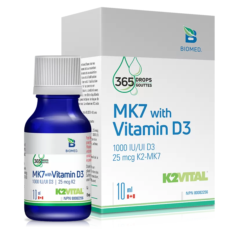 BIOMED MK7 with D3 Drops 10 ml drops