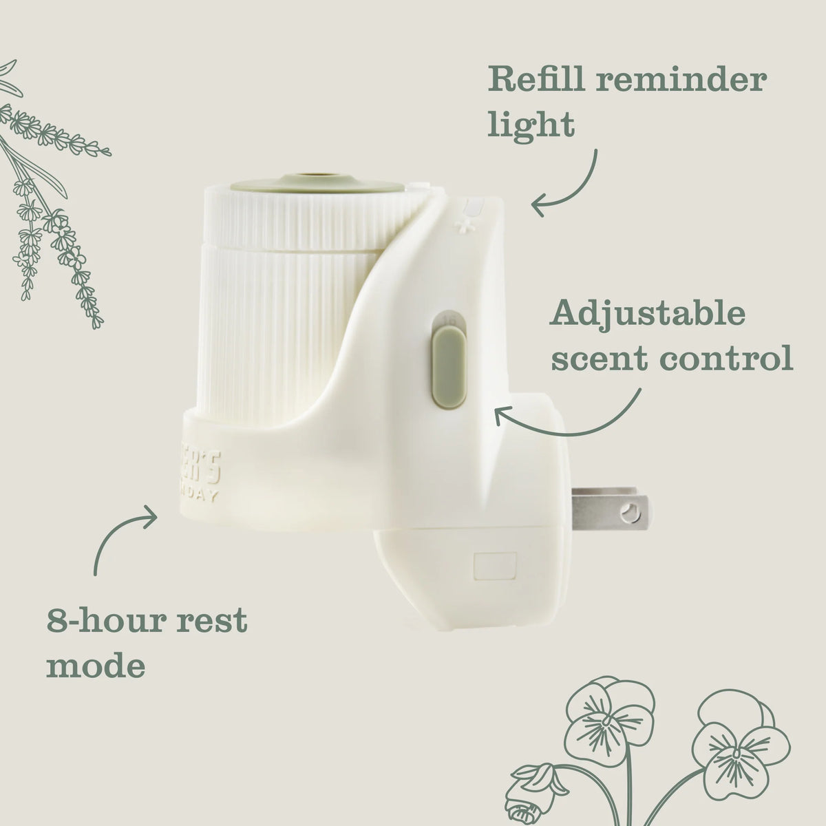 Mrs. Meyer's Clean Day - Rose Oil Diffuser Refill - 2ct