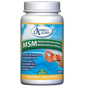 Omega Alpha MSM | Methylsulfonylmethane 180 vcap