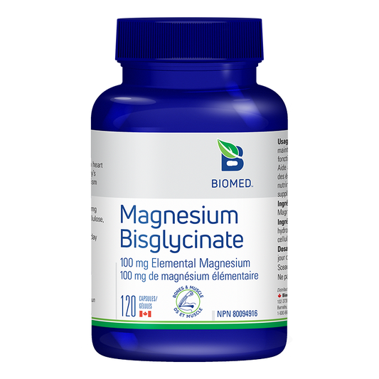 BIOMED    Magnesium Bisglycinate   120 capsules