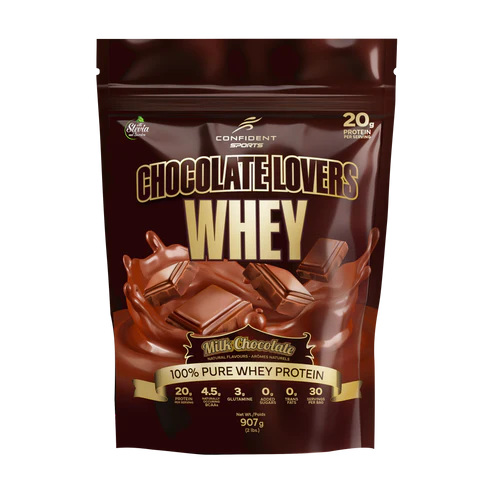 CONFIDENT SPORTS - Chocolate Lovers Whey - 907 g - Milk Chocolate