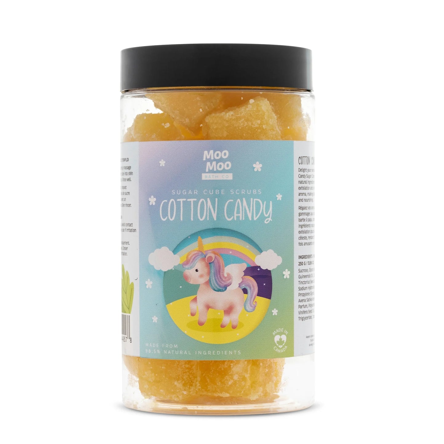Moo Moo Bath Co Sugar Srubs Cotton Candy 250g