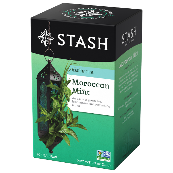 STASH TEA Premium Green Tea & White Tea Blends STASH TEA Premium Green Tea & White Tea Blends Moroccan Mint Green Tea 20bg