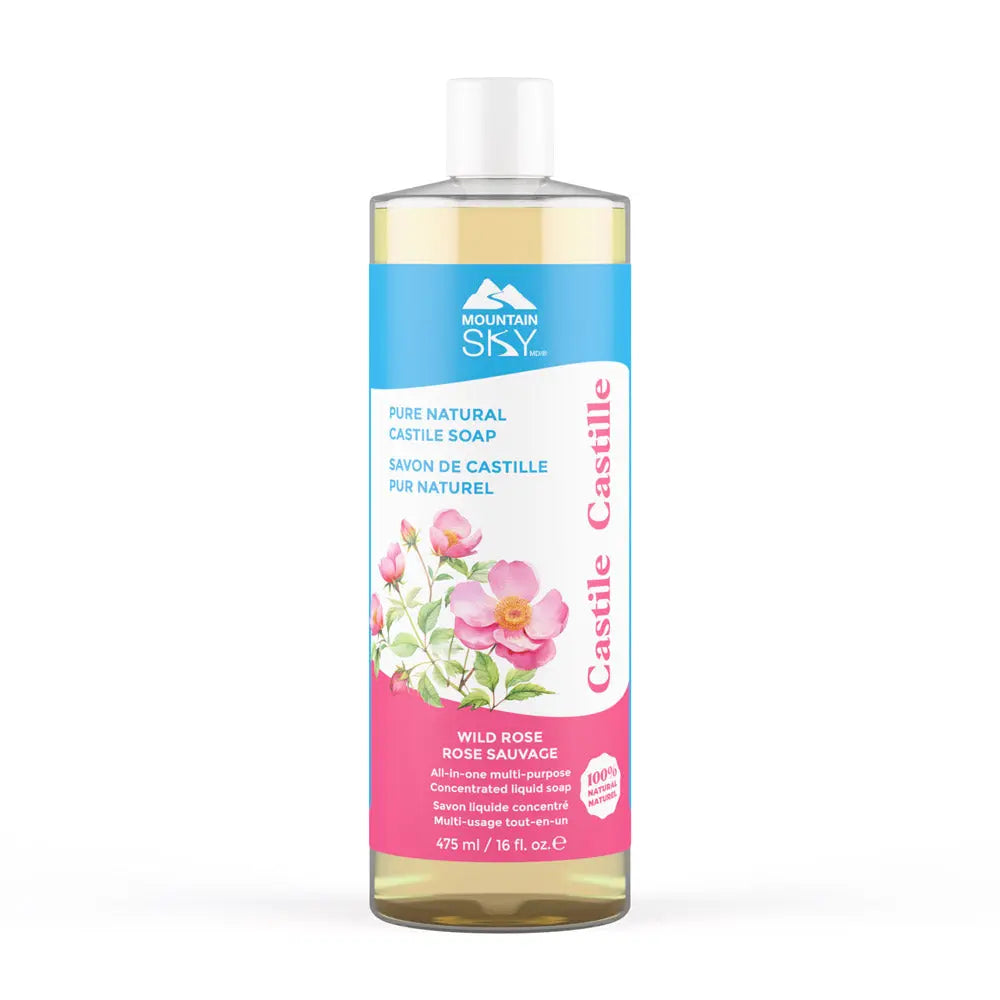 Mountain Sky Soaps - Castile Soap Wild Rose - 475ml