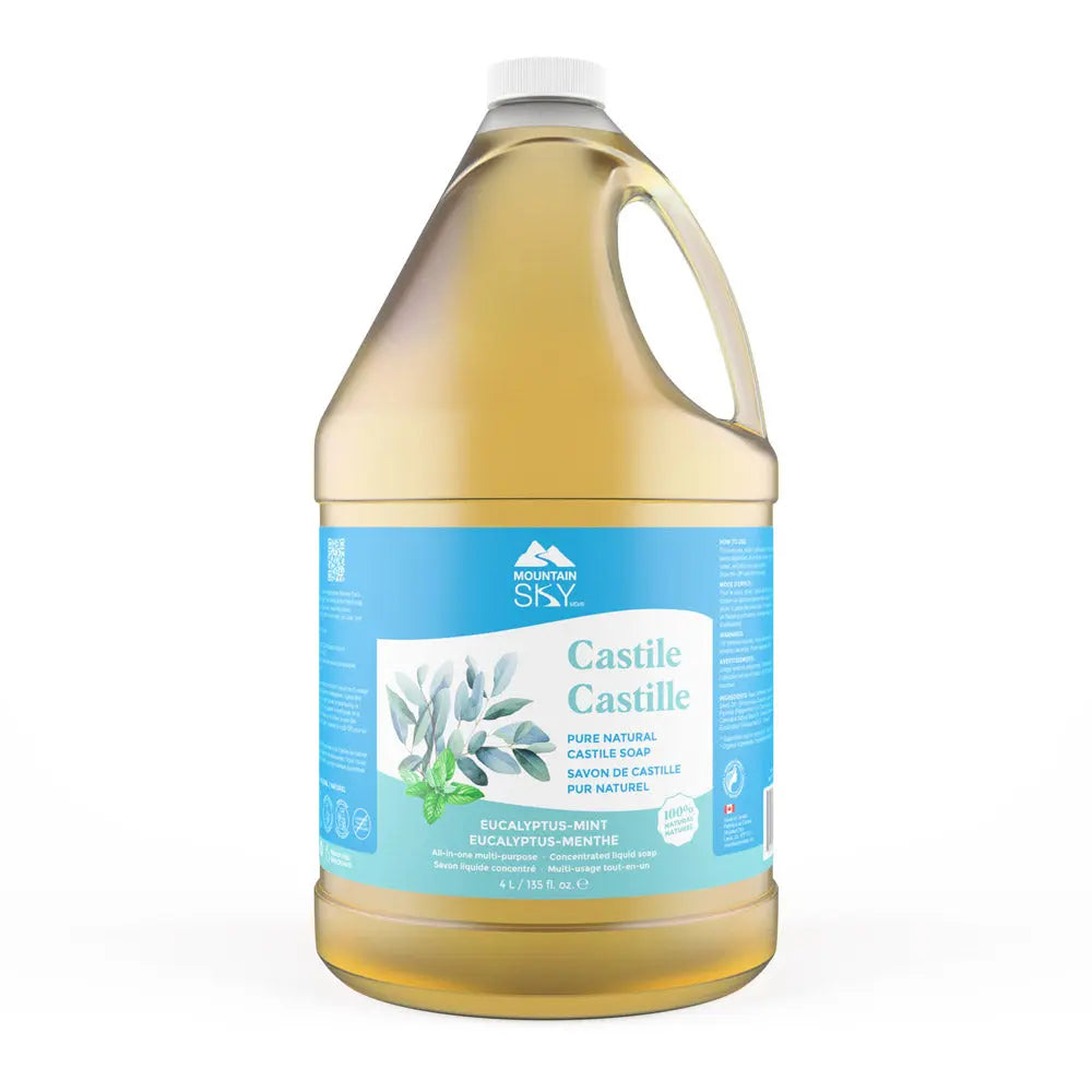 Mountain Sky Soaps - Castile Soap Eucalyptus-Mint - 4L