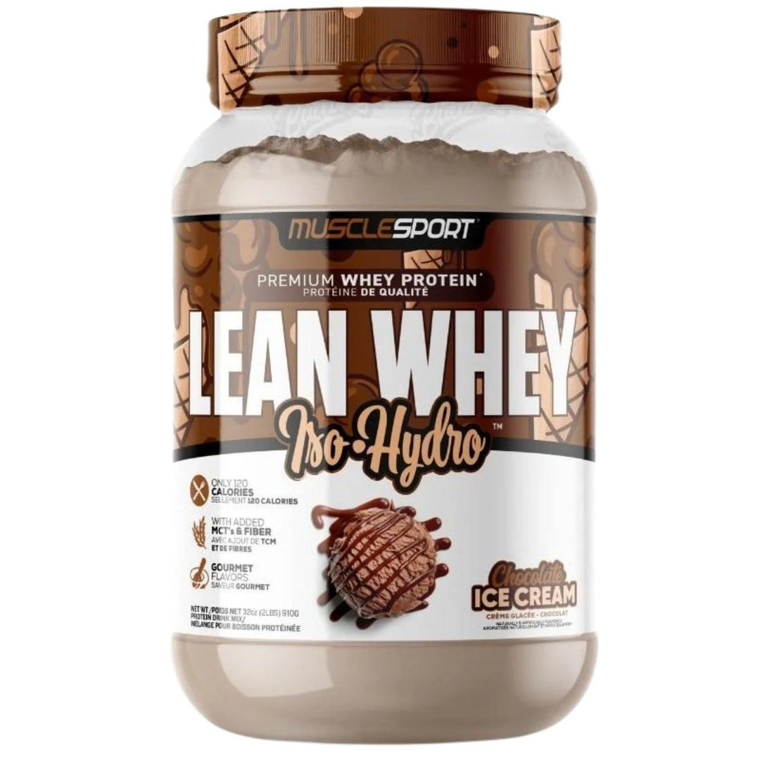 MUSCLE SPORT LEAN WHEY CHOCOLATE ICE CREAM 2lbs