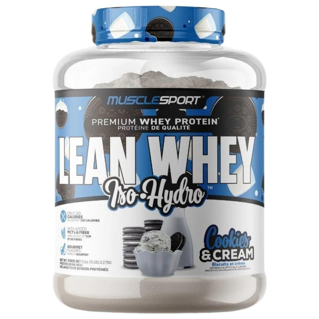 MUSCLE SPORT LEAN WHEY COOKIES & CREAM 5lbs