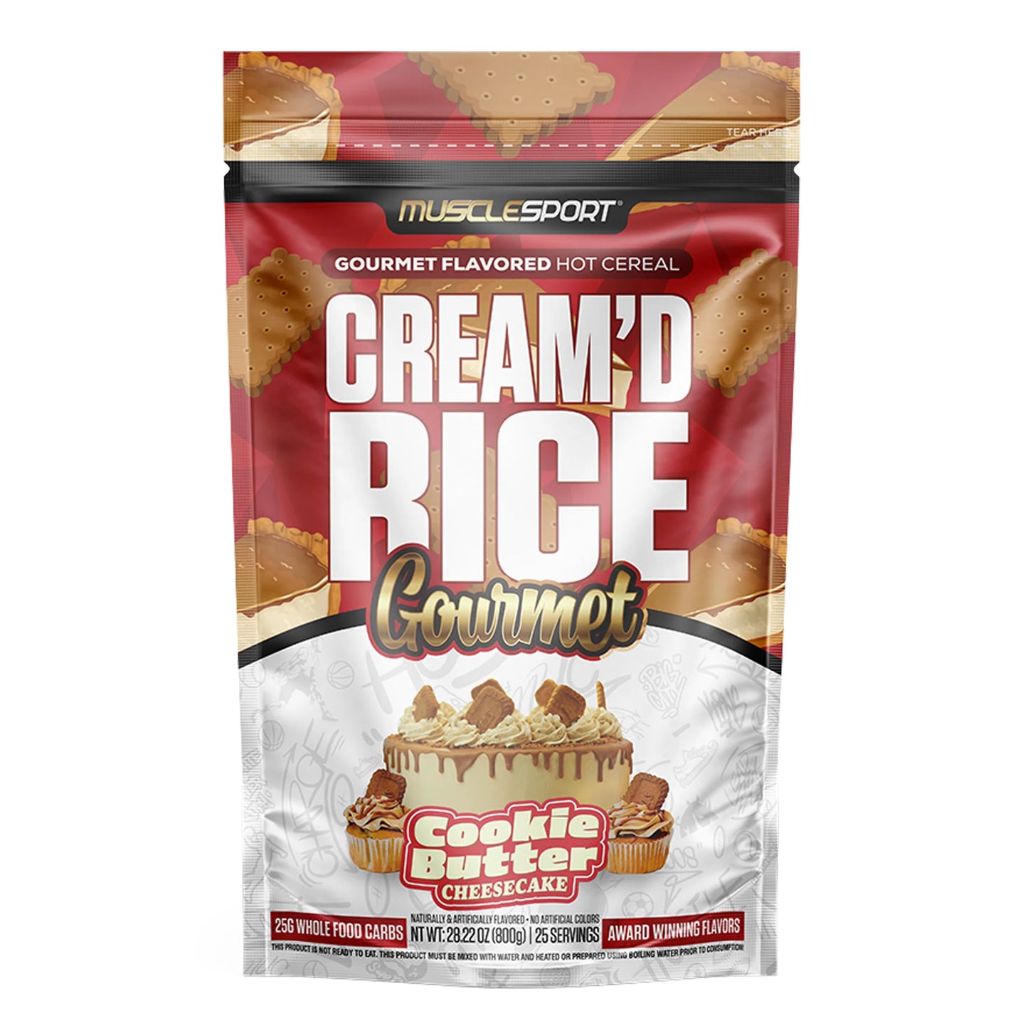 MUSCLE SPORT - CREAM'D RICE - COOKIE BUTTER CHEESECAKE - 25srv
