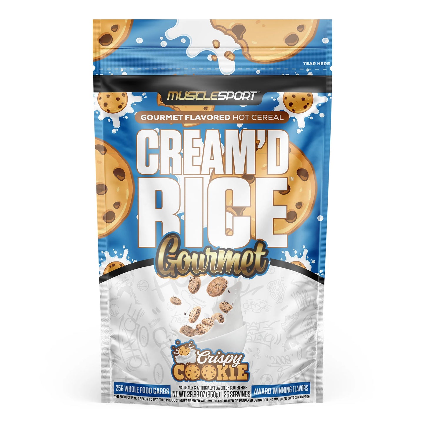 MUSCLE SPORT - CREAM'D RICE - 25srv - CRISPY COOKIE