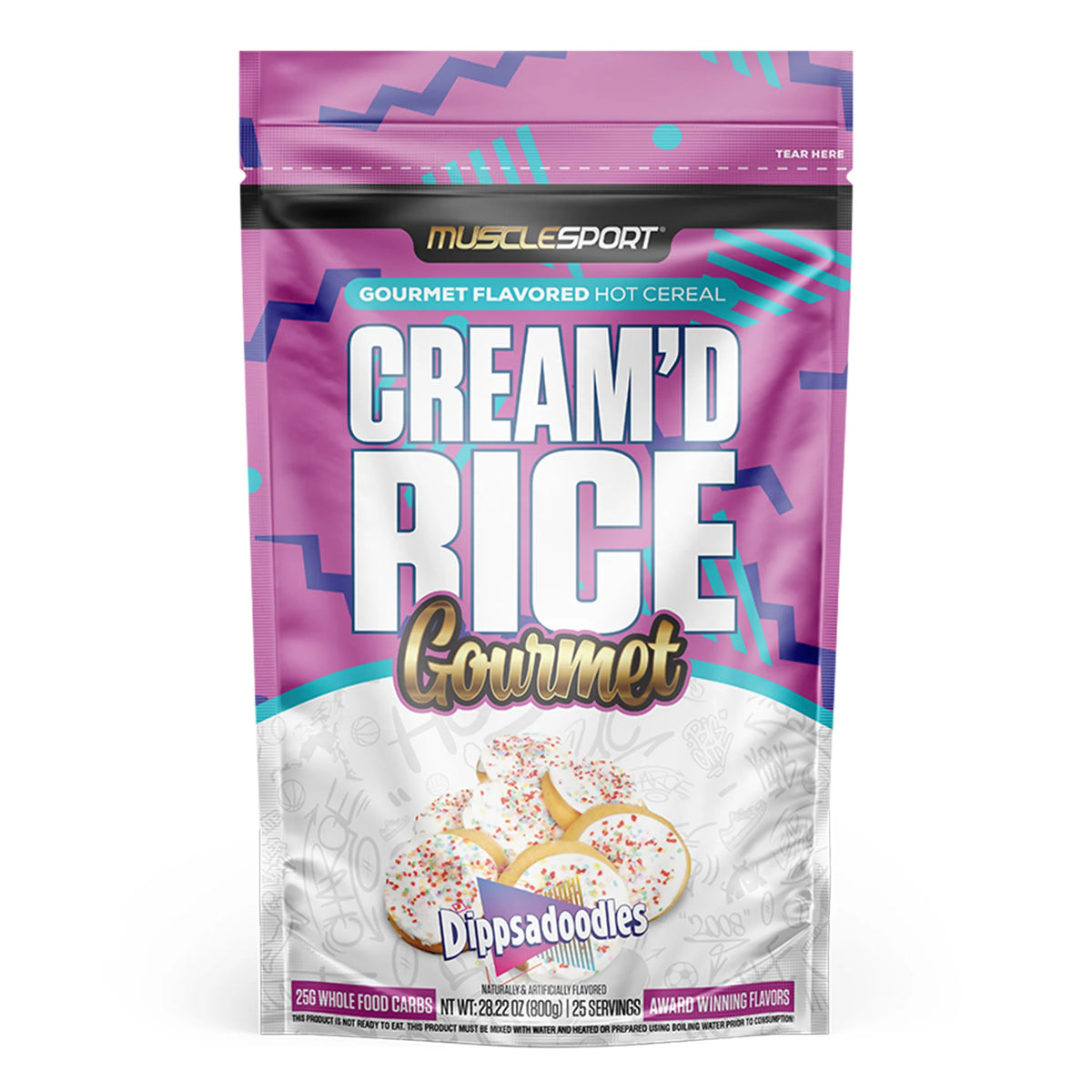 MUSCLE SPORT - CREAM'D RICE - DIPPSADOODLES - 25srv