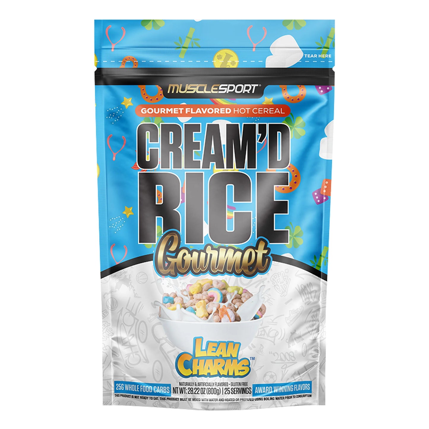 MUSCLE SPORT - CREAM'D RICE - LEAN CHARMS - 25srv