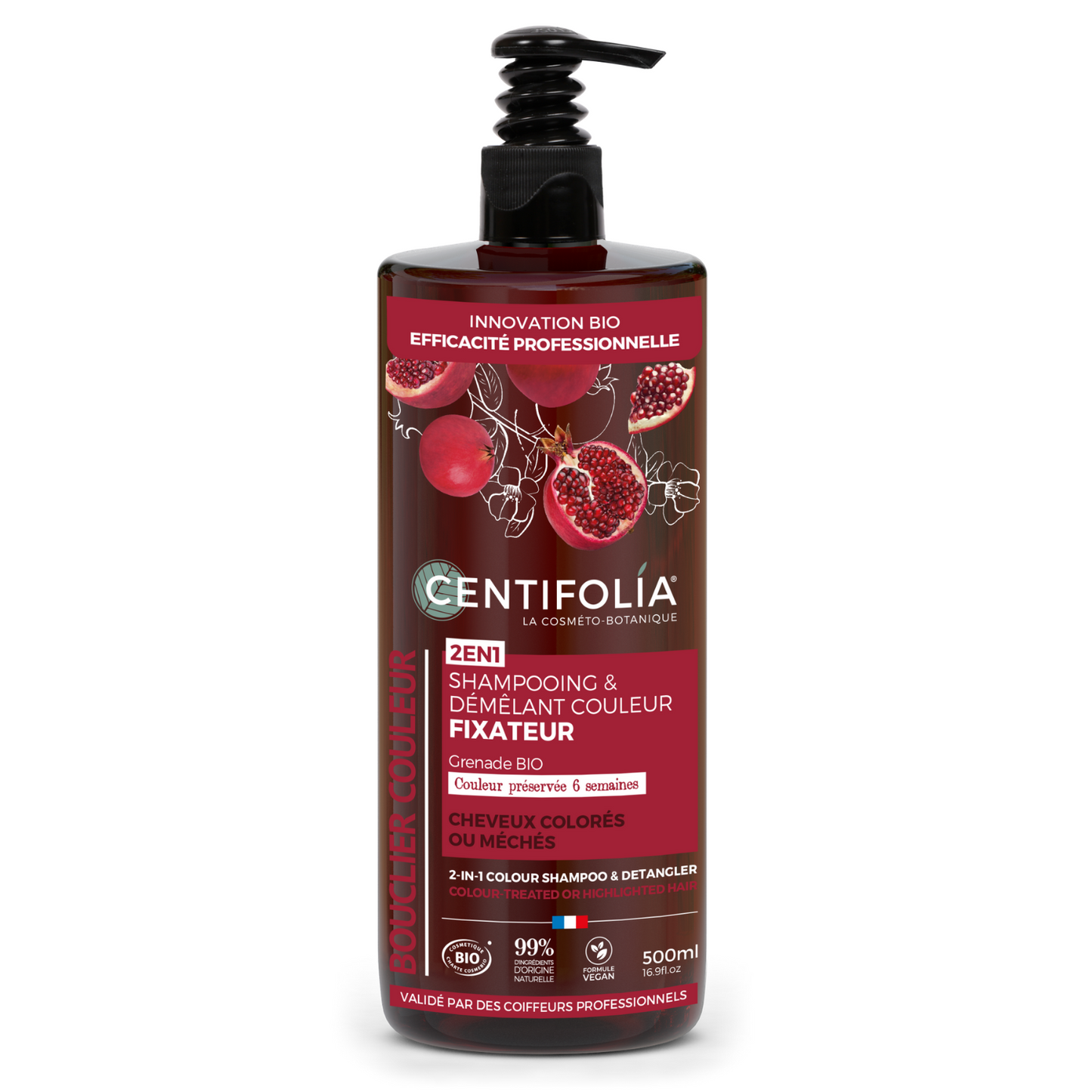 Centifolia - 2 in 1 colour shampoo & detangler - 500 mL