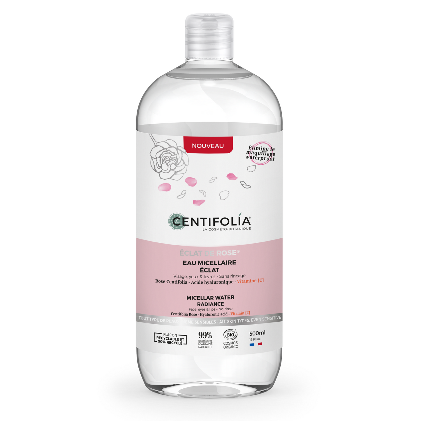 Centifolia - Micellar water Éclat de Rose® - 500 mL