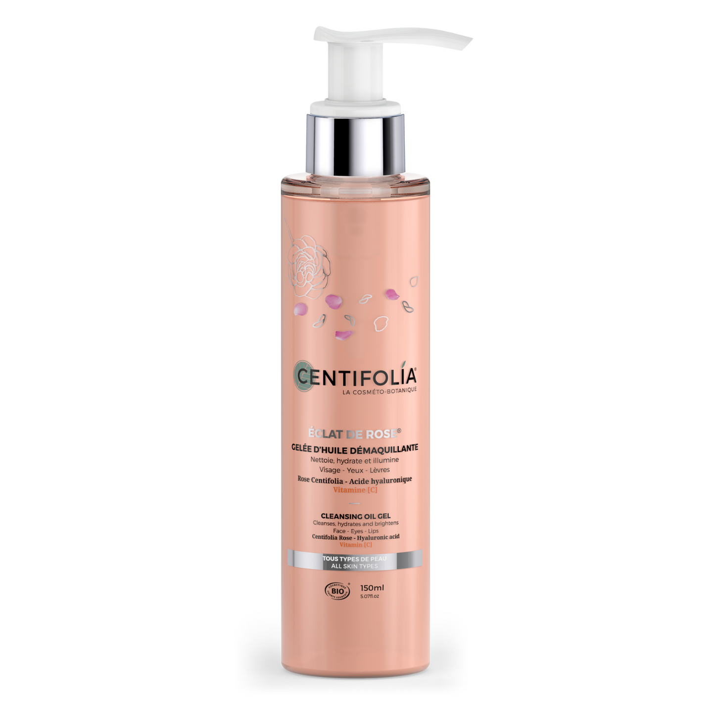 Centifolia - Cleansing oil gel Éclat de Rose® - 150 mL