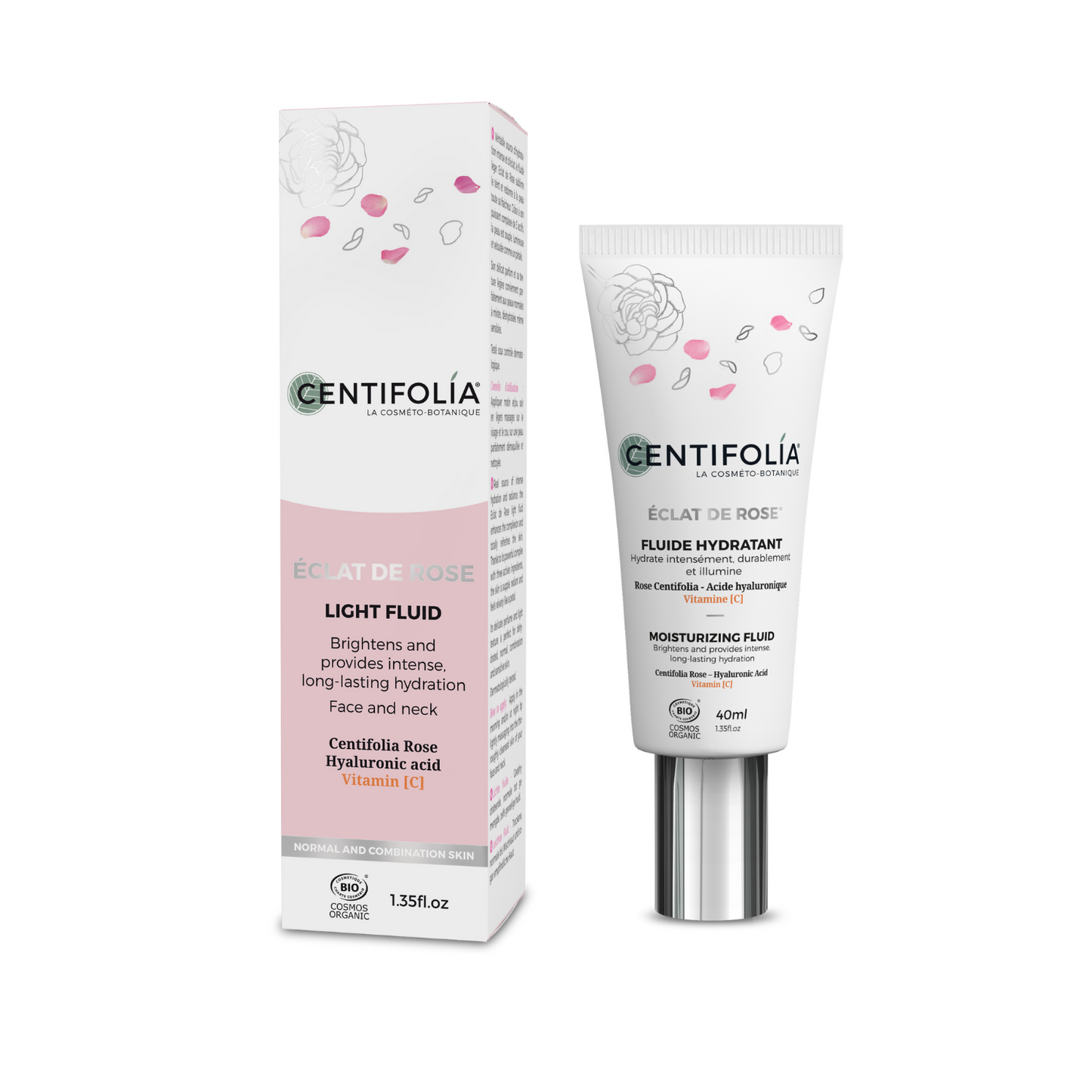 Centifolia - Moisturising fluid Éclat de Rose® - 40 mL
