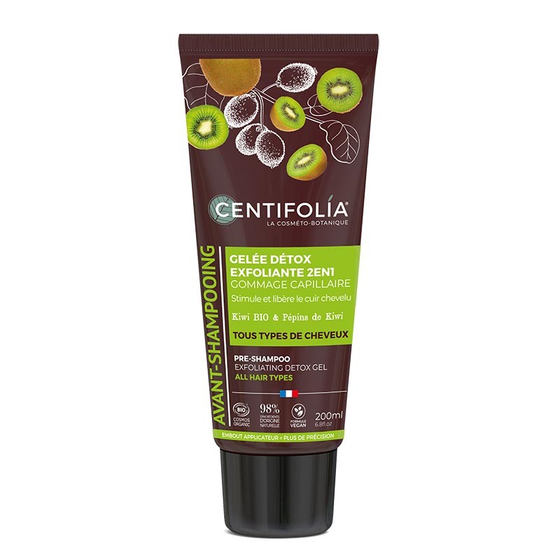 Centifolia  - Pre-shampoo exfoliating detox gel 2-in-1 - 200 mL