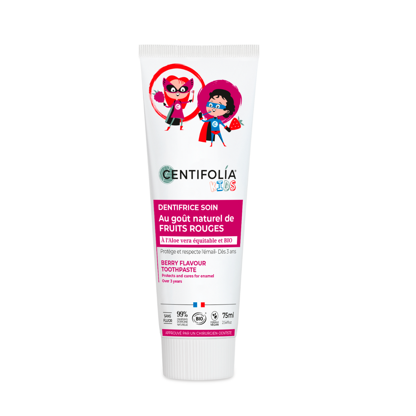 Centifolia -  Berry flavour toothpaste Kids - 75 mL