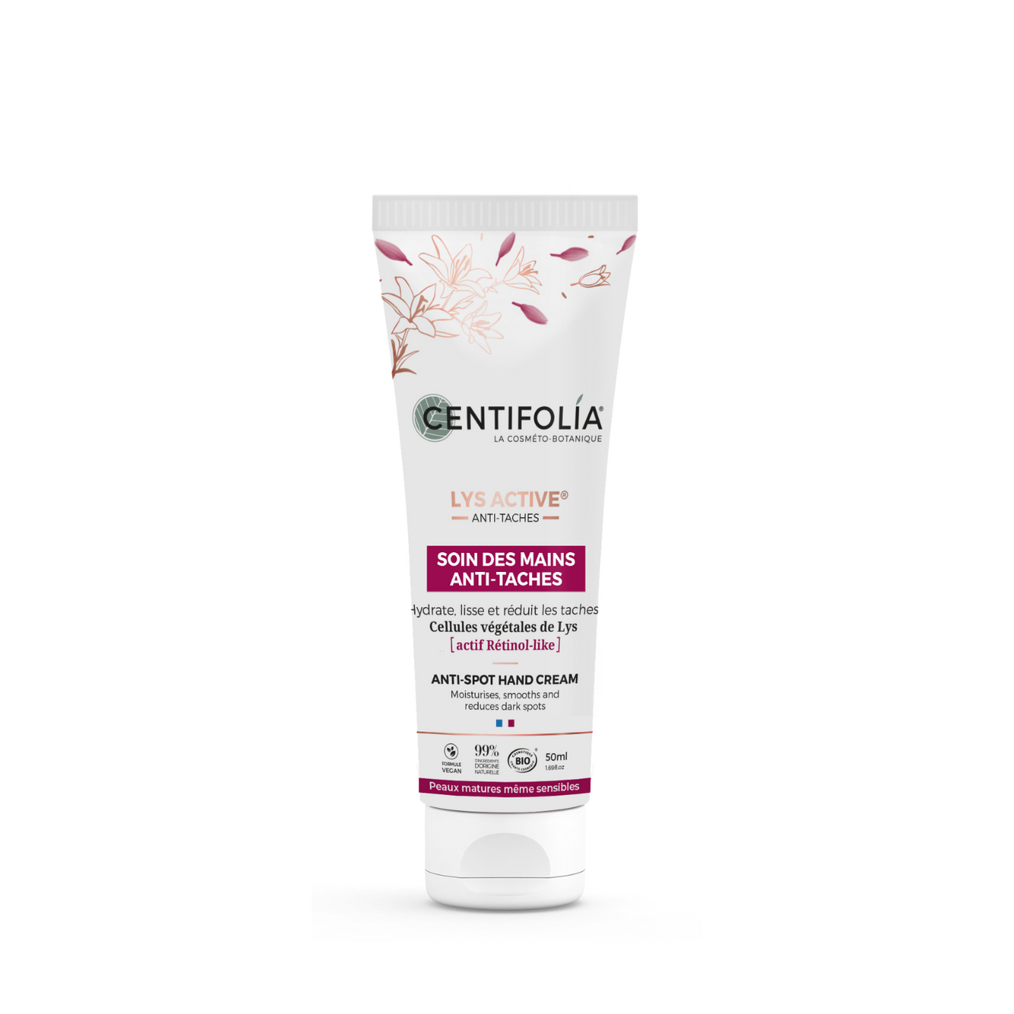 Centifolia -  Anti-spot hand cream - Lys Active® - 50 mL