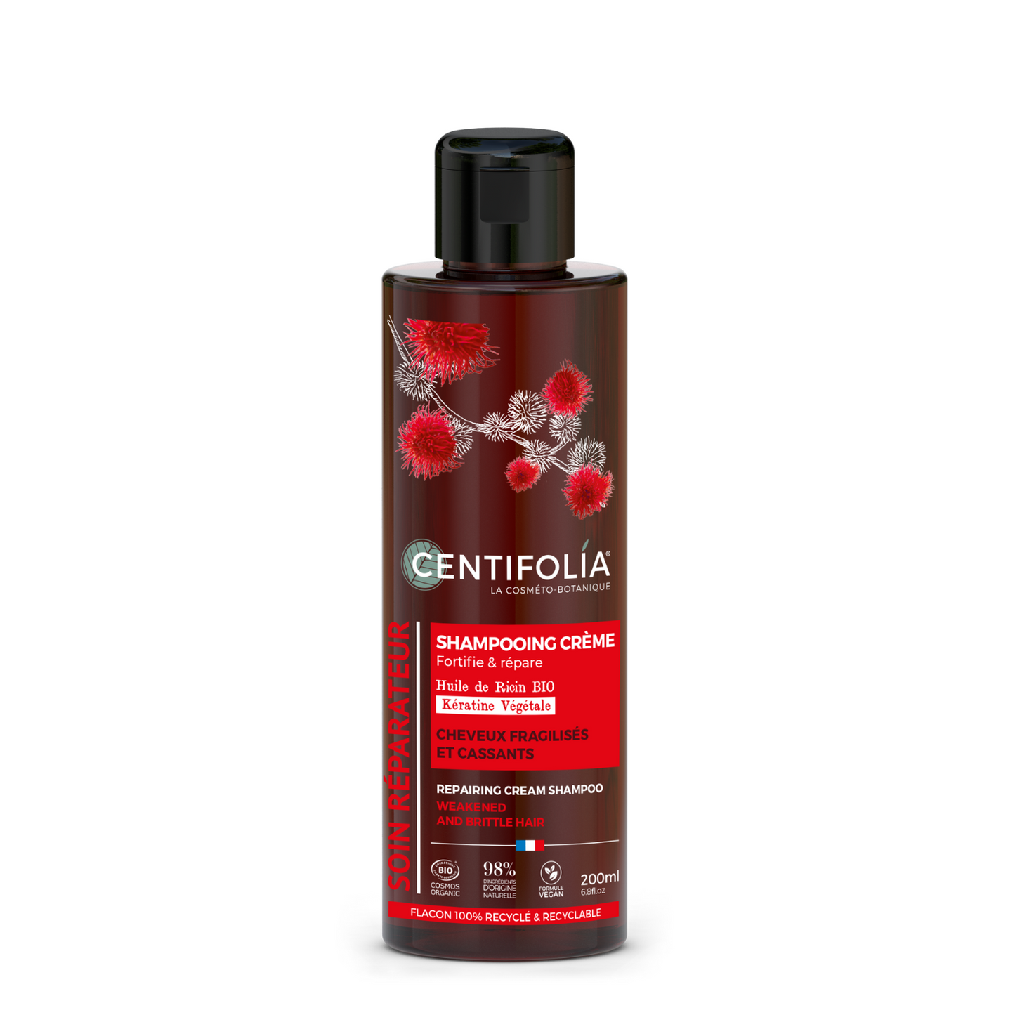 Centifolia - Repairing cream shampoo - fragile, brittle hair - 200 mL