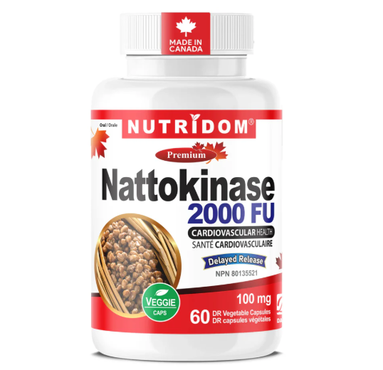 NUTRIDOM® Nattokinase 60 DR Vcaps - NEW