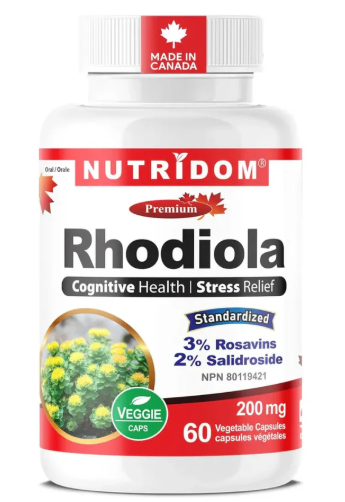 NUTRIDOM® Rhodiola 60 Vcaps - NEW