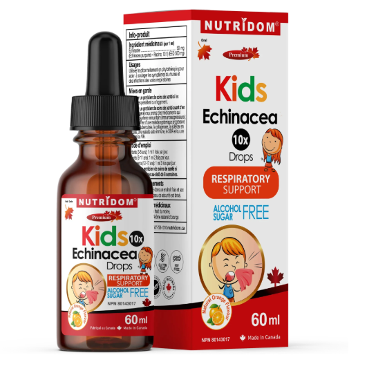 NUTRIDOM® Kids Echinacea Drops 60ml - NEW