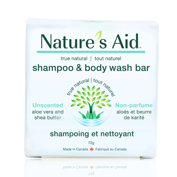Nature's Aid SHAMPOO & BODY WASH BAR - Unscented
