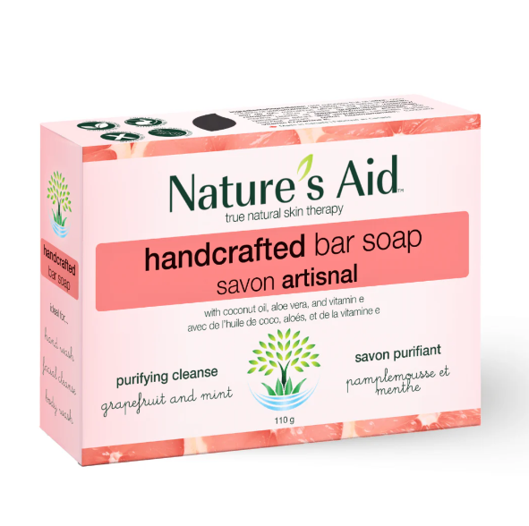 Nature's Aid Bar Soap-PURIFYING GRAPEFRUIT