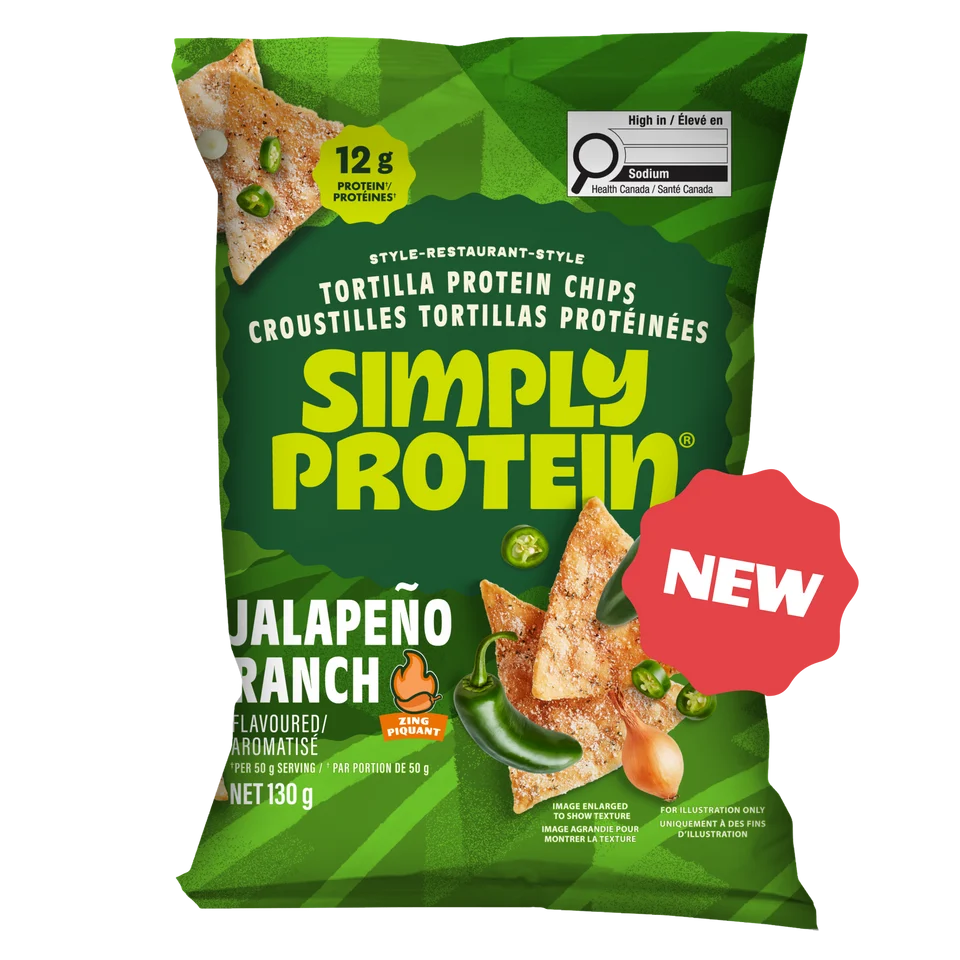SimplyProtein - Tortilla Protein Jalapeno Ranch - 10 x 130g