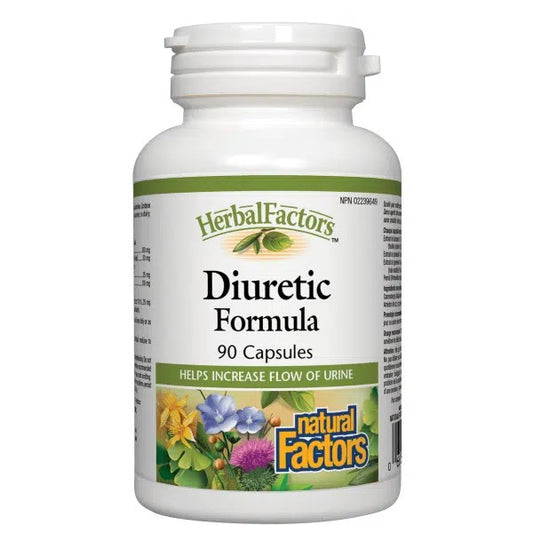 Natural Factors   Diuretic Formula, HerbalFactors®   90 capscaps