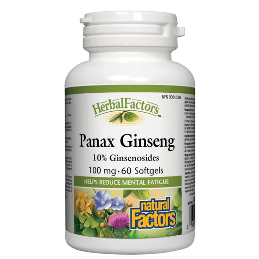 Natural Factors   Panax Ginseng, HerbalFactors®   60 sglssgls