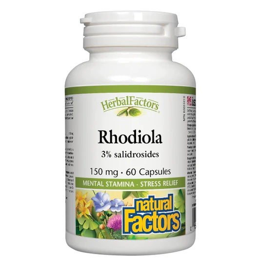 Natural Factors   Rhodiola, HerbalFactors®   60 capscaps