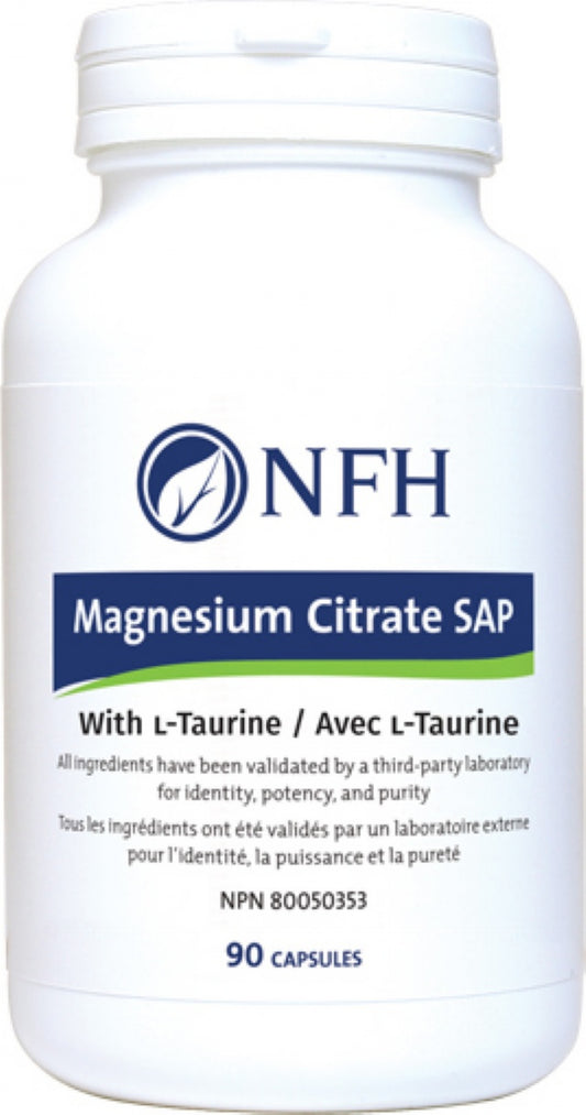 Magnesium Citrate SAP (136 mg magnesium/capsule) 90 capsules -