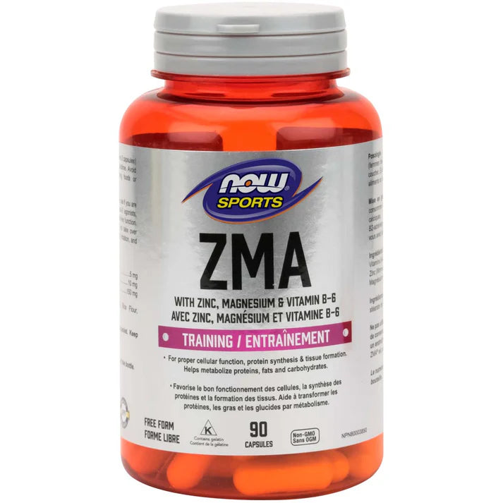 NOW ZMA with Zinc, Mg, B-6 90cap