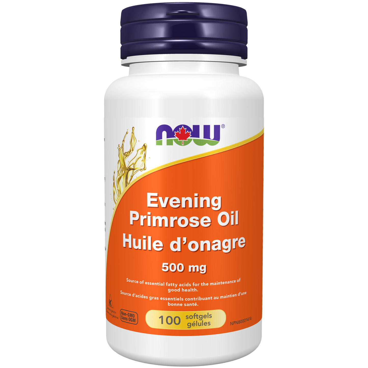 NOW Evening Primrose Oil 500mg (45mg GLA) 100gel