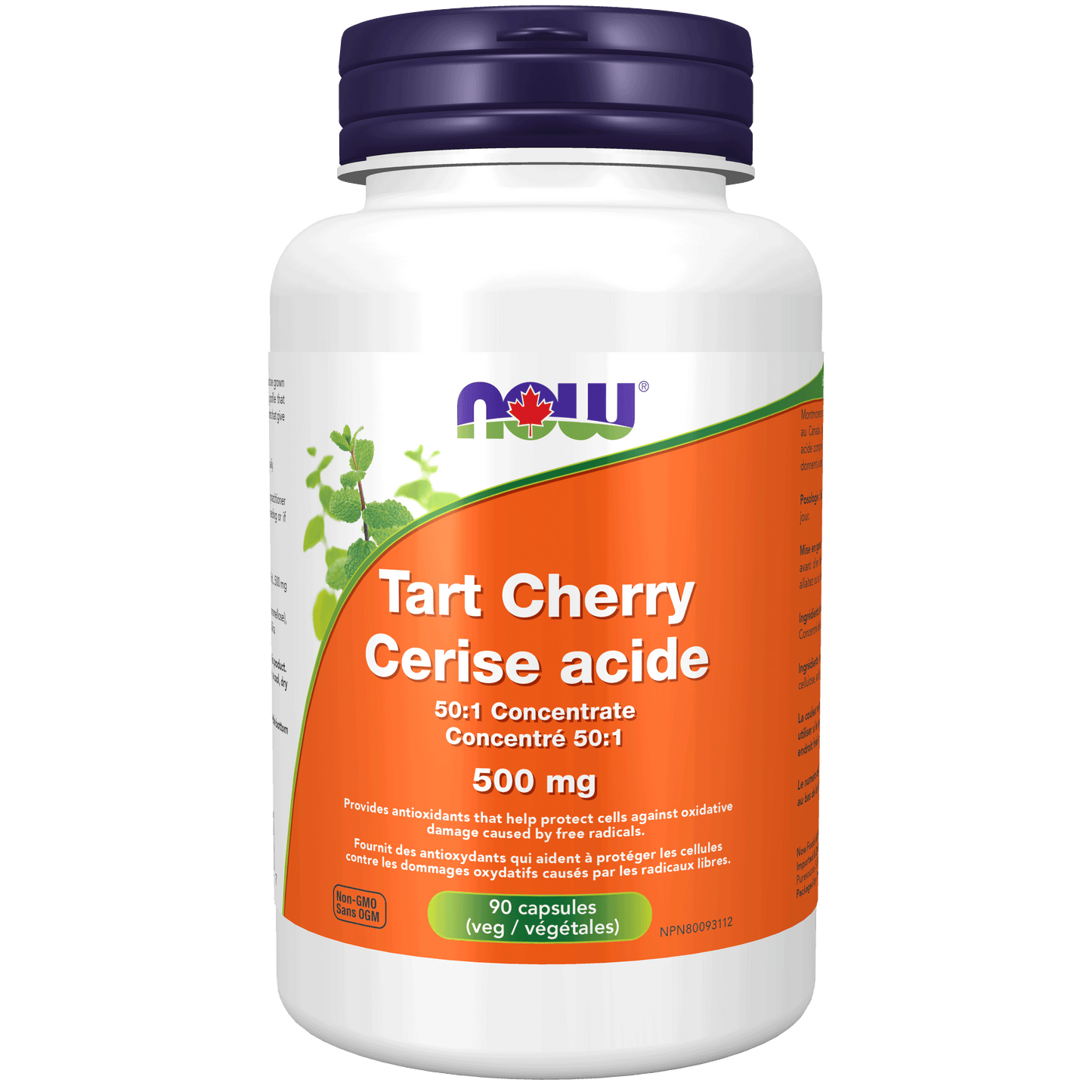 NOW Tart Montmorency Cherry Concentrate 500mg 90vcaps
