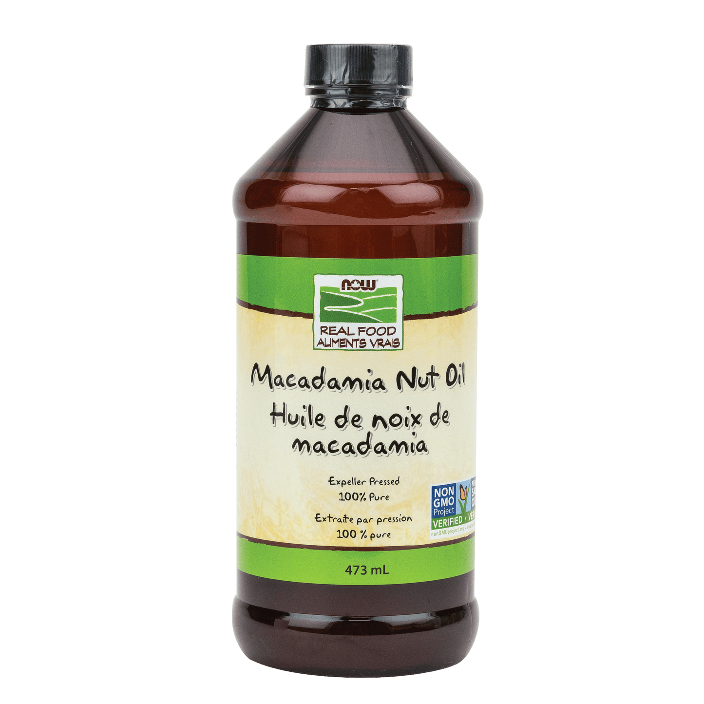 NOW Macadamia Nut Oil 100% Pure 473mL