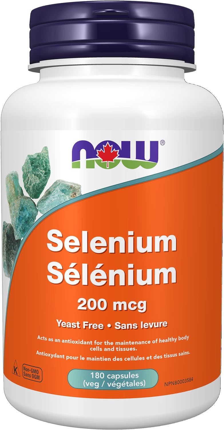 NOW Selenium 200mcg (yeastfree) 180vcap