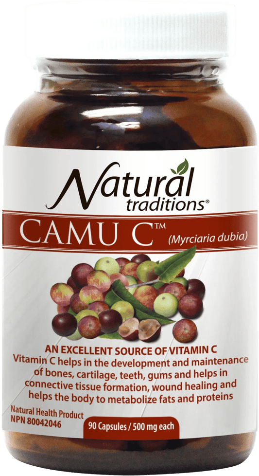 Advantage health    Camu C, 90v caps in glass jar (Natural Traditions)   90vc