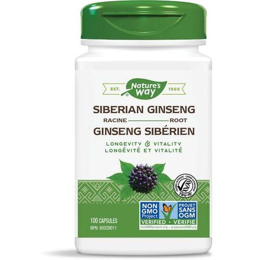 Nature's Way - Ginseng, Siberian - 100 Veg Caps