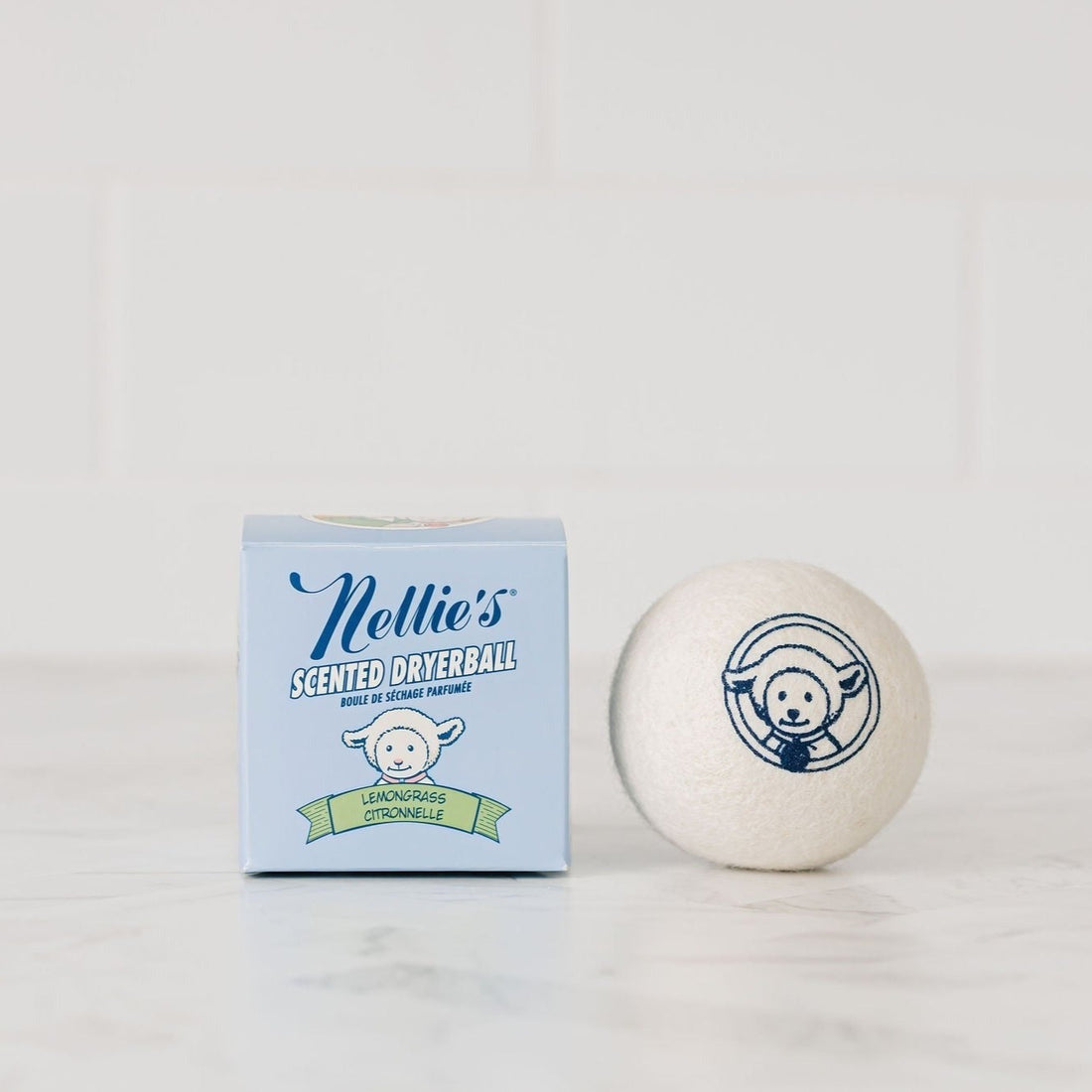 NELLIE'S * Wool Dryerball (Lemongrass)