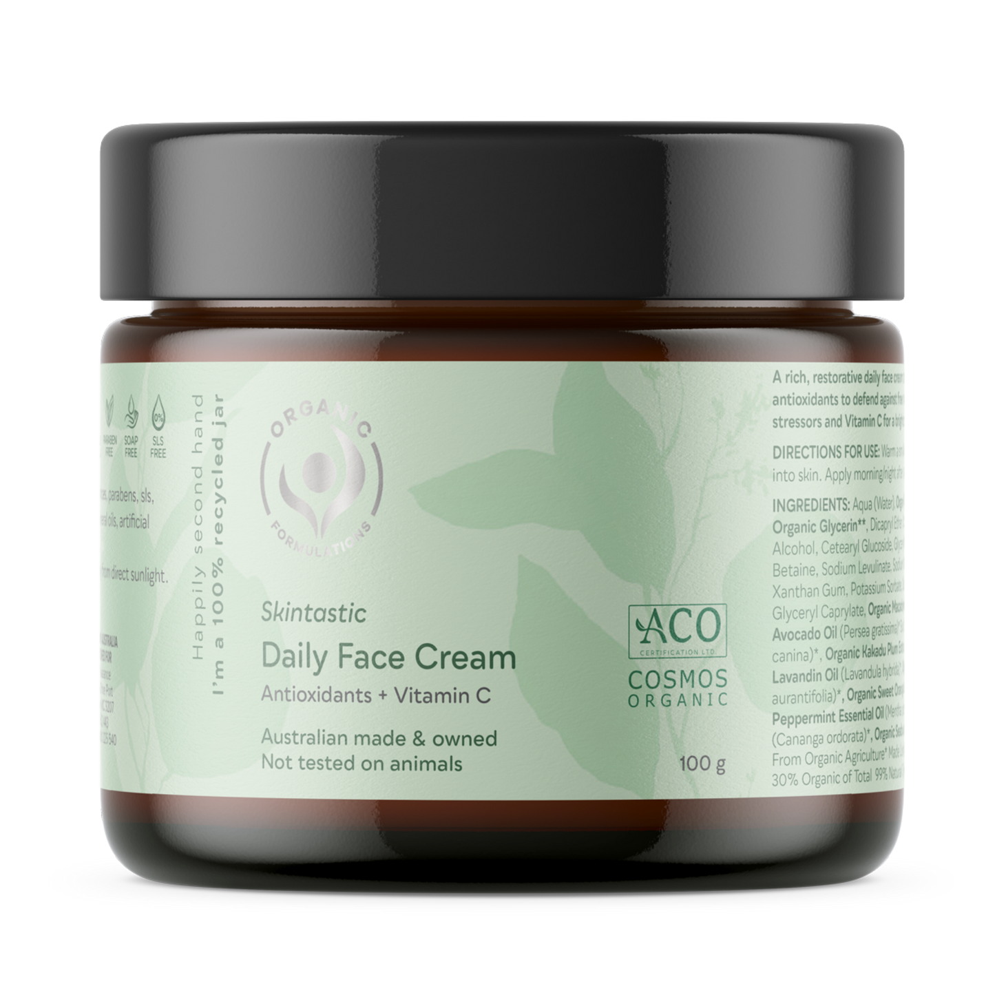 Organic Formulation - Daily Face Cream 100g
