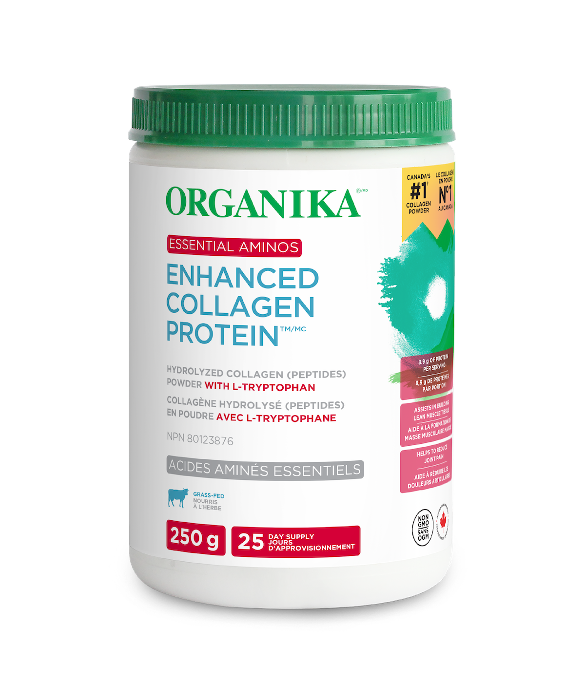 Organika ENHANCED COLLAGEN ESSENTIAL AMINOS 500G