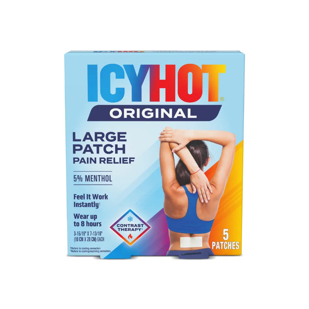 ICY HOT MEDICATED PATCH LARGE 5 PATCH MED.