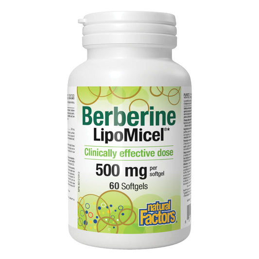 Natural Factors   Berberine LipoMicel®   60sgls