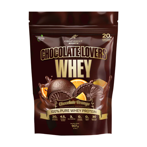 CONFIDENT SPORTS - Chocolate Lovers Whey - 907 g - Chocolate Orange