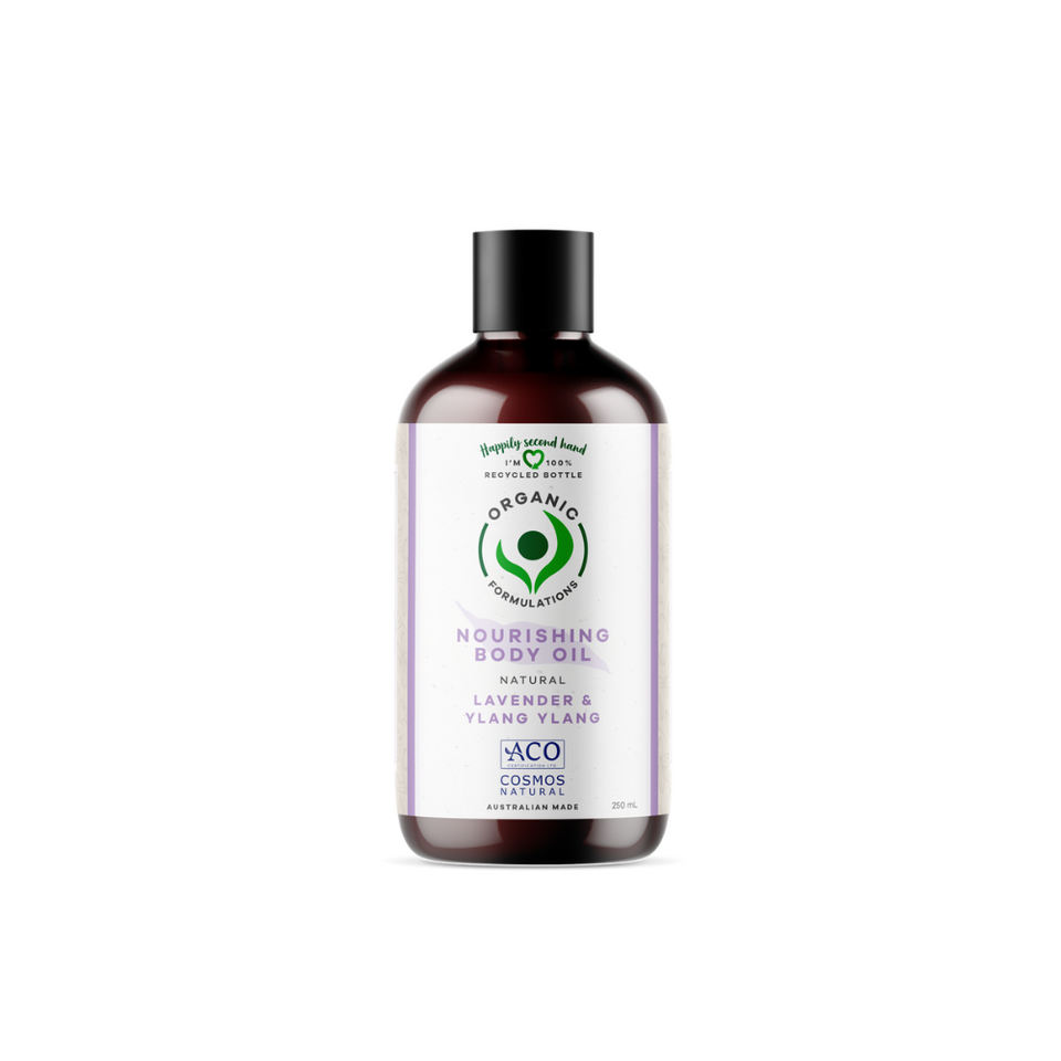 Organic Formulation - Nourishing Body Oil - Lavender & Ylang Ylang 250ml